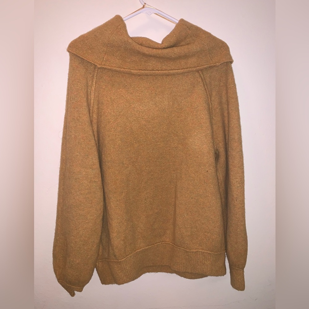(S) Free People Echo Beach Pullover Sweater Turtleneck